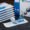 Jeringa desechable 3 ml azul con aguja