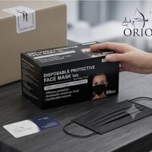 Mascarilla desechable negra